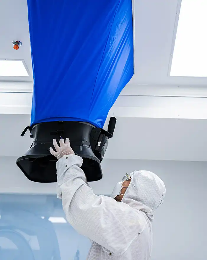 ทดสอบห้องคลีนรูม Airflow Velocity _ Volume Test